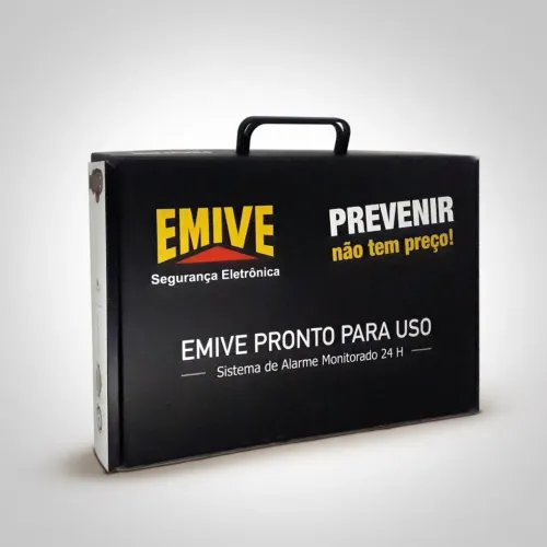 Monitoramento 24h + Kit Alarme Residencial / Comercial Smart EMIVE