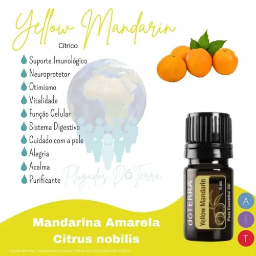 Óleo doTerra Yellow Mandarin