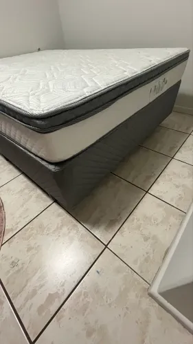 Cama box/colchao Herval casal