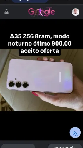 Galaxy A35 256/8 aceito oferta 