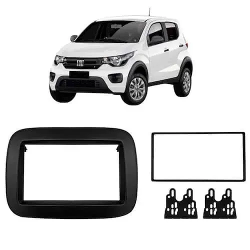 Moldura 2 Din Fiat Mobi Mp5 Multimídia