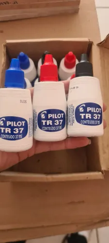 Kit 15 tintas reabastecedor Pilot TR 37 (de R$ 150 por R$ 75)