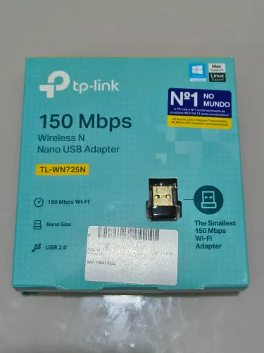 Adaptador Wireless Usb Nano N 150mbps Tp Link tl wn725n