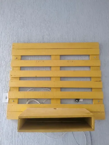 Painel de pallet para tv