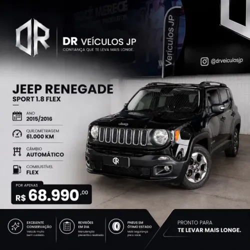 Jeep Renegade Sport 1.8 4X2 Flex 16V Aut. 2016