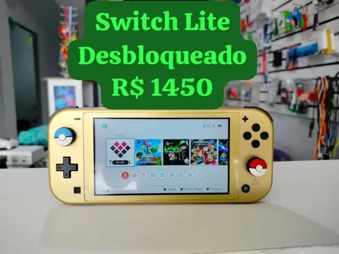 Nintendo Switch Lite Desbloqueado