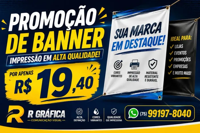 Banner em lona
