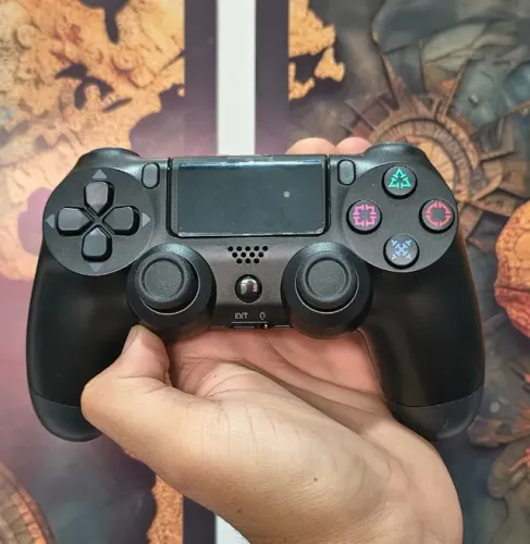 Controle Ps4 Sem Fio Bluetooth - Compatível PS4, PC, Celular, Tablet e Smart TV