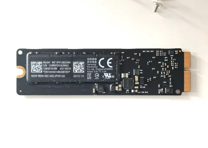 Memória SSD 128gb Mcbook