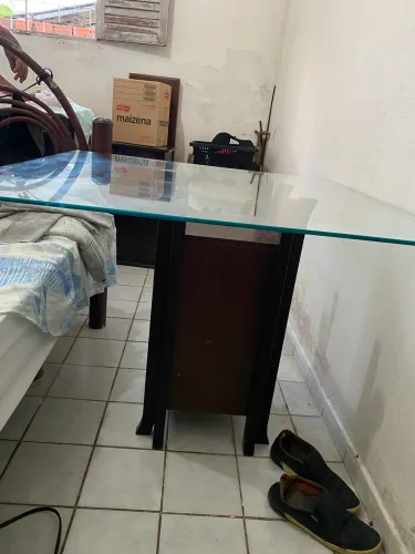 vendo mesa de vidro