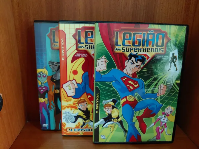 Legião dos Super-heróis - série animada 3 DVD's