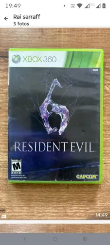 Resident Evil 6 Jogo Xbox 360
