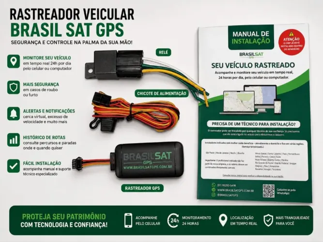 RASTREADOR BRASIL SAT GPS