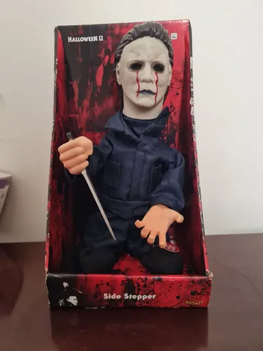 BONECO SIDE STEPPER ACTION FIGURE SIDE STEPPER MICHAEL MYERS HALLOWEEN, NOVO, IMPORTADO