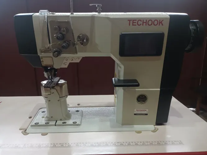 Máquina de Coluna de Custura Eletrônica com motor de passo de 2 Agulha