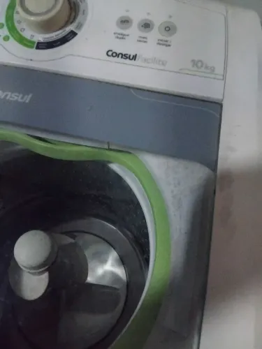 Lavadora 10kg cônsul facilite funcionando perfeitamente 