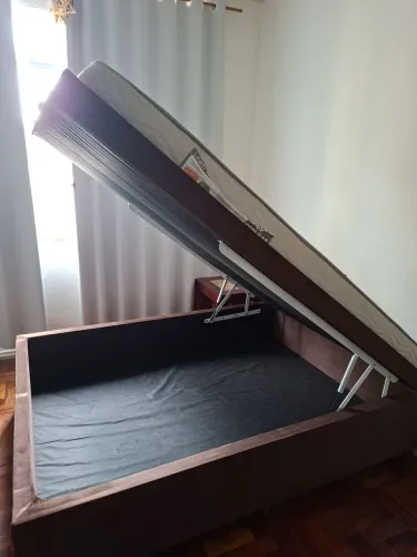 Cama baú casal
