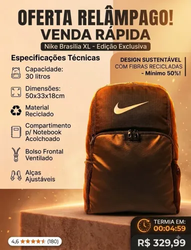 MOCHILA NIKE BRASILIA XL