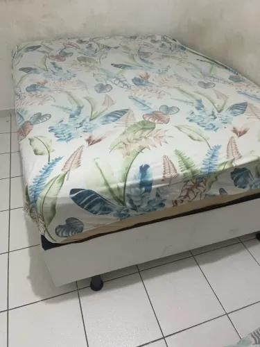 Cama box casal ( colchão Plumatex + base)