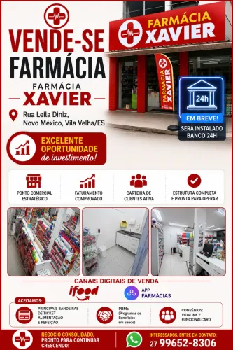 VENDO FARMÁCIA