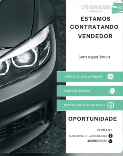 Vagas para vendedor (a)