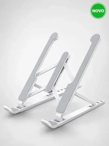 Suporte Para Notebook Ajustável Dobrável Lehmox LEY-2180 Ergonômico
