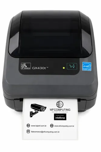Impressora De Etiquetas Zebra GX430t, 300 Dpi Cor Preto