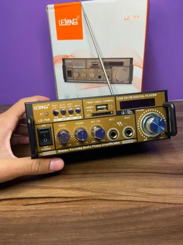 Mini Módulo Amplificador de Áudio Bluetooth Lelong LE-704