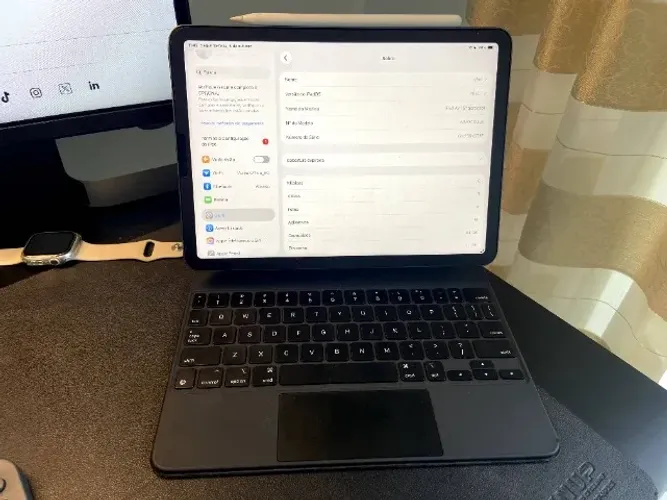 iPad Air 5ª geração com chip Apple M1, 64 GB, Wi-Fi, na cor cinza-espacial