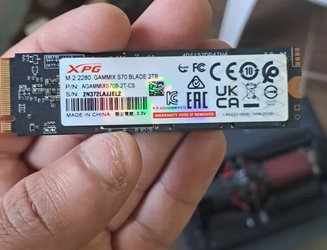 SSM M.2 S70 BLADE. PCI4 7.200 DE VELOCIDADE.