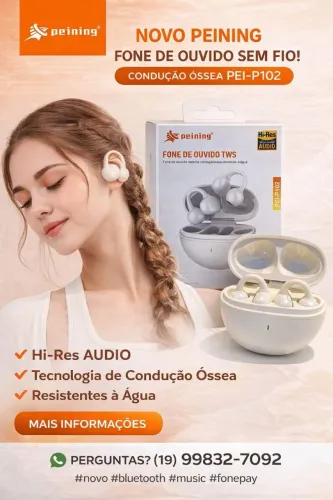 Fone bluetooth peining