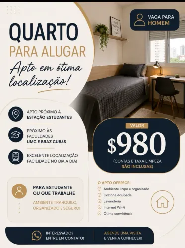 Alugo quarto 