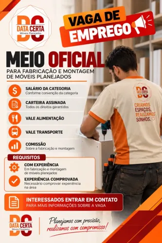 Meio oficial para marcenaria