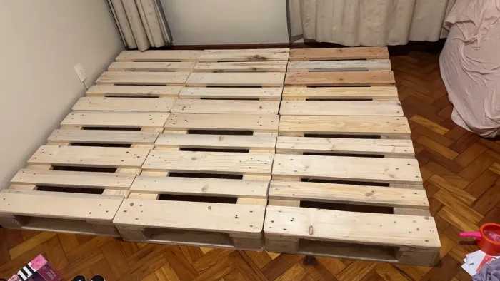Pallet cama queen 