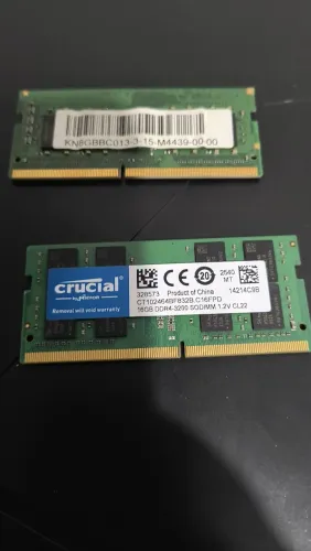 Memória ram DDR4 16 GB 3200Mhz notebook