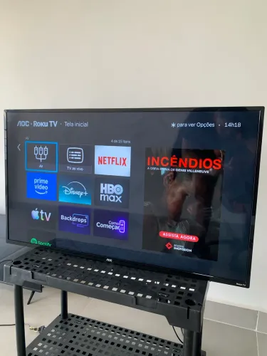 Smart TV 43 Estado de nova | Completa com apps