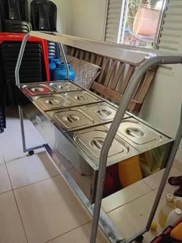Pista Quente para restaurante 8 Cubas