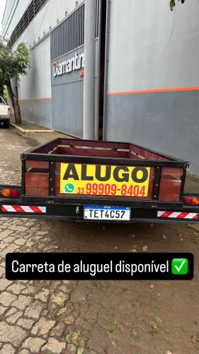 Alugo carretinha trolete locação