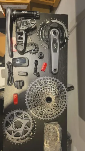 Grupo SRAM GX Eagle Transmission T-Type + Medidor de Potência + Coroas Extra