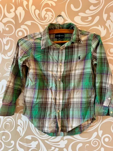 Camisa infantil Polo Ralph Lauren TAM 6