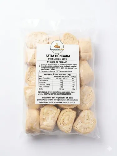 Pão Congelado Rosca Húngara 