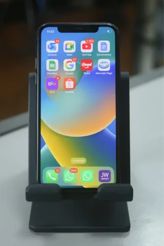 iPhone X 256GB + Capa + Carregador por Indução