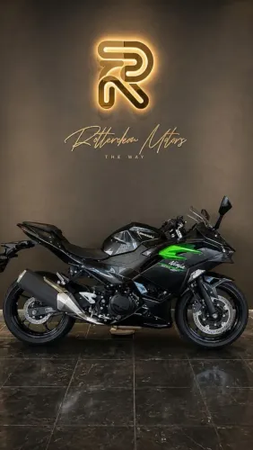Ninja 500 2025 com 300km