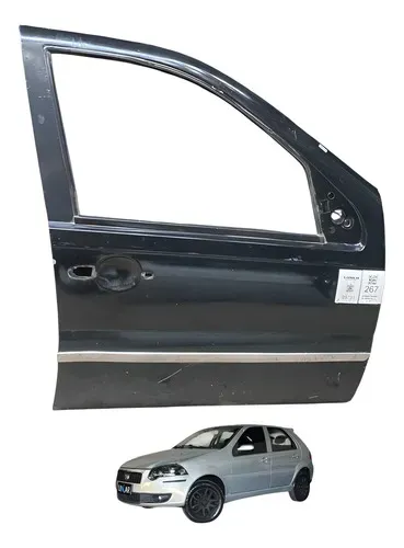 Porta Dianteira Direita Fiat Palio Elx 1.4 2008 A 2014 Dianteira Direita Preto