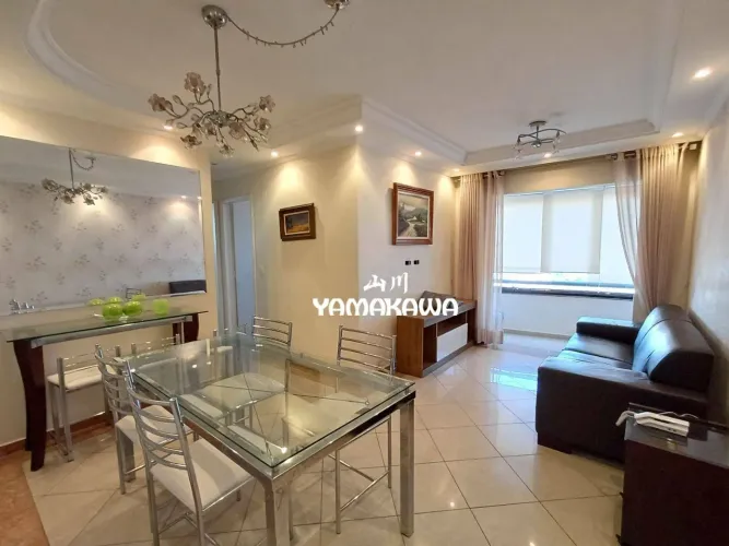 Apartamento com 2 dormitórios para alugar, 57 m² por R$ 3.870,68/mês - Vila Carrão - São P