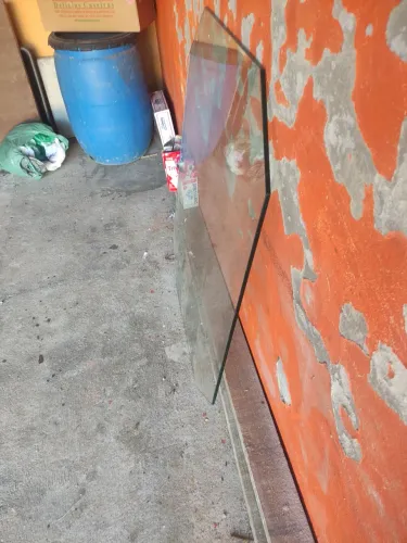 Mesa Tampa de vidro 