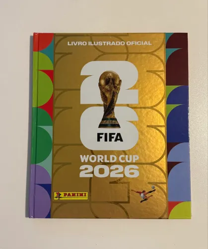 Álbum Dourado Numerado Copa 2026 Com 748 Figurinhas Sem Repetição