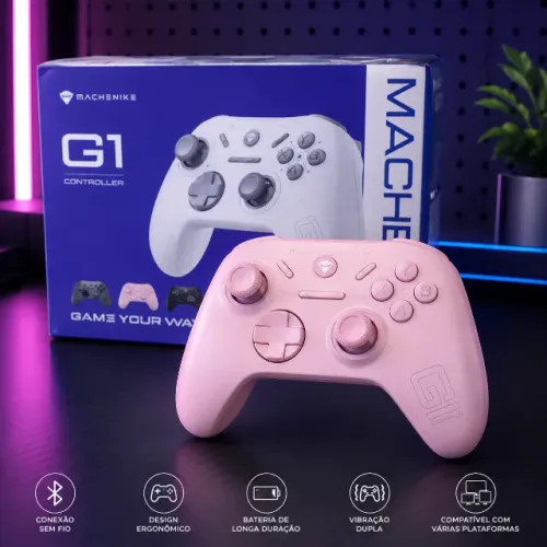 Controle Gamer Machenike G1 | Hall Effect | 1000Hz | (NOVO LACRADO) R$150.