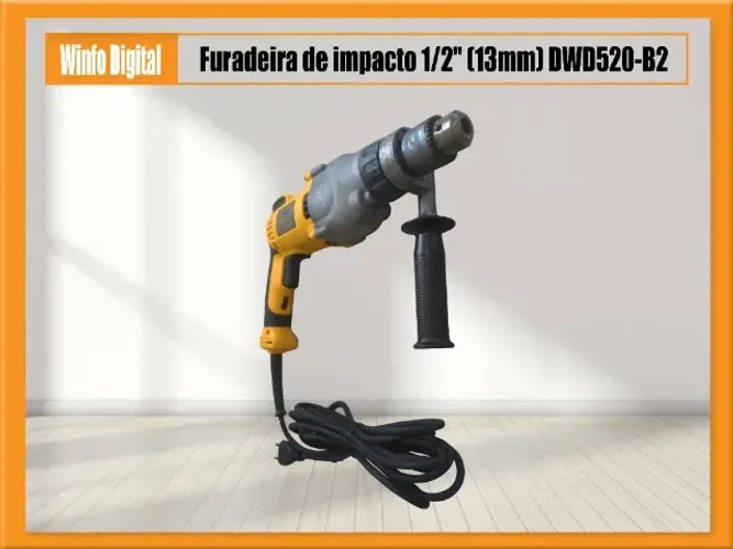 Furadeira de impacto 1/2" (13mm) DWD520-B2