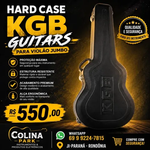 Case Rígido para Violão KG - Proteção e Segurança